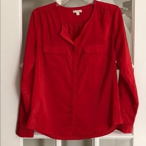 Gap red blouse